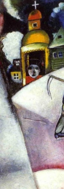 1911-Marc-Chagall-Moi-et-le-village-huile-sur-toile-192-a-1514-cm-New-York-Simon-Guggenheim