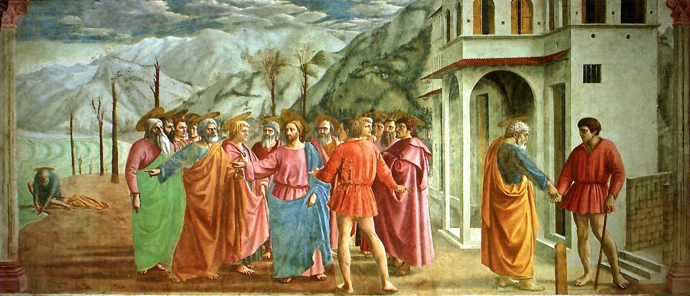 le paiement du tribut Masaccio