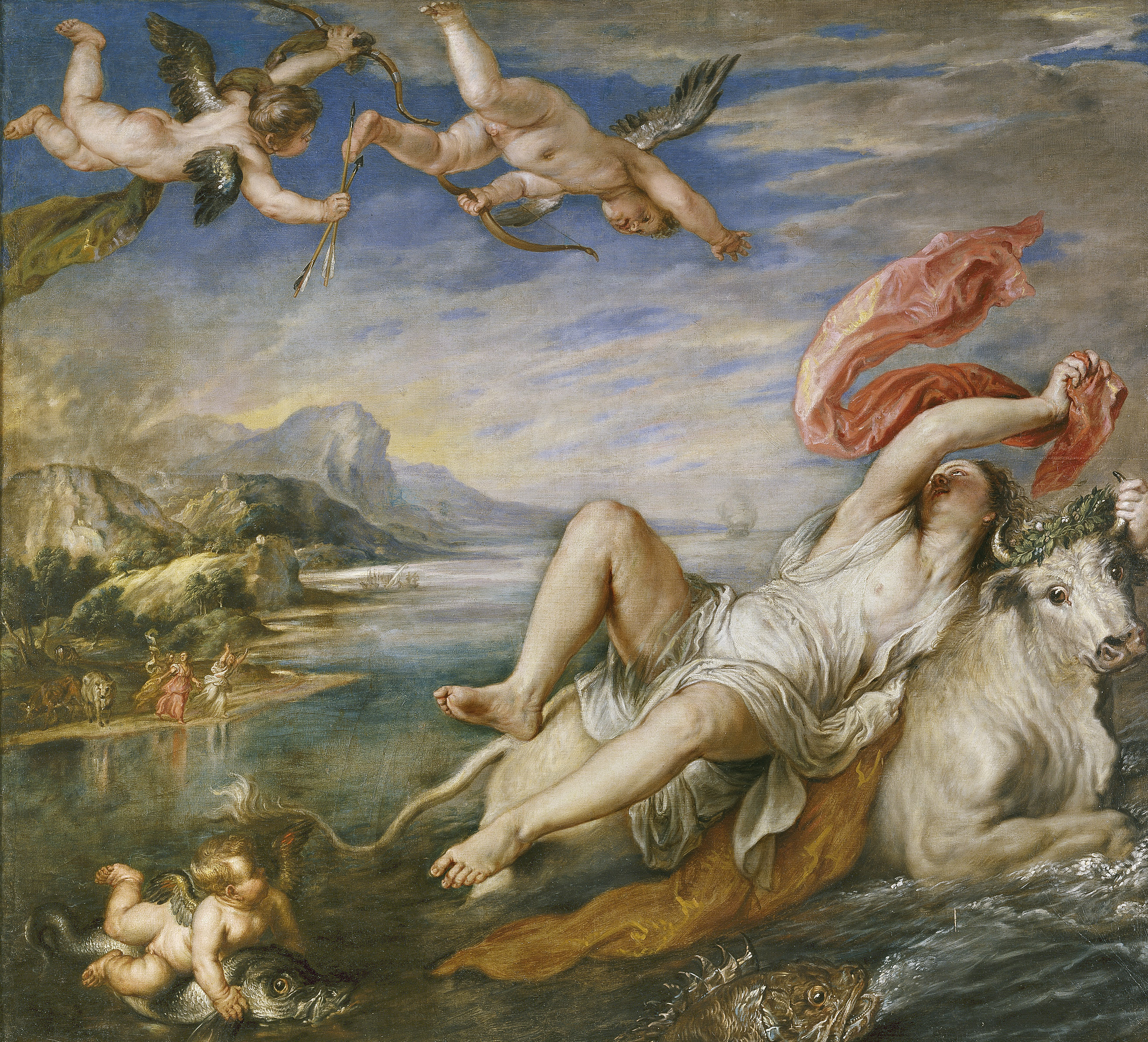 Peter Paul Rubens: The Rape of Europa, 1628. Museo Nacionál del Prado