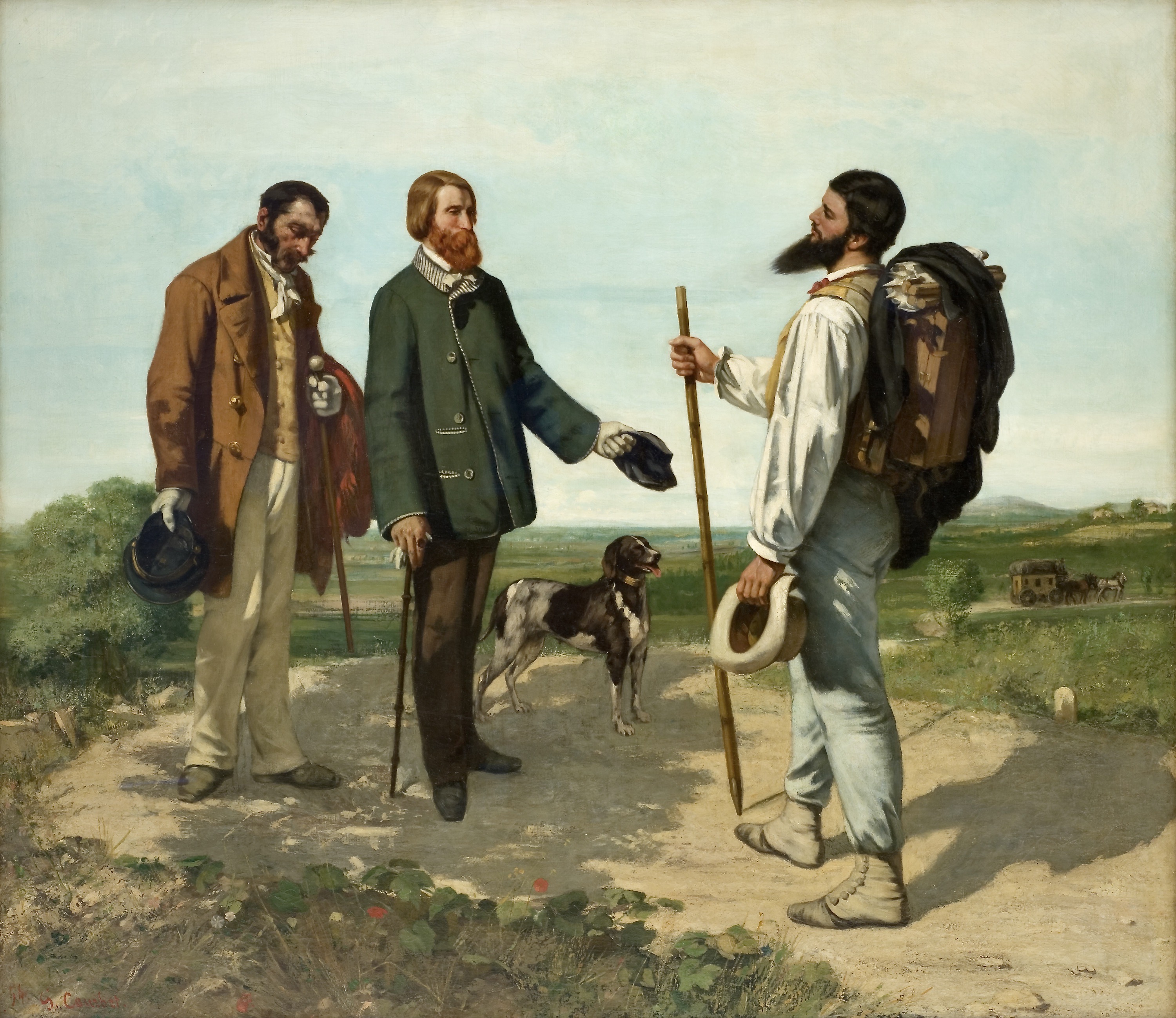 Gustave_Courbet_-_Bonjour_Monsieur_Courbet_-_Musée_Fabre