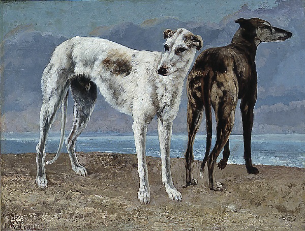 Gustave_Courbet_-_The_Greyhounds_of_the_Comte_de_Choiseul