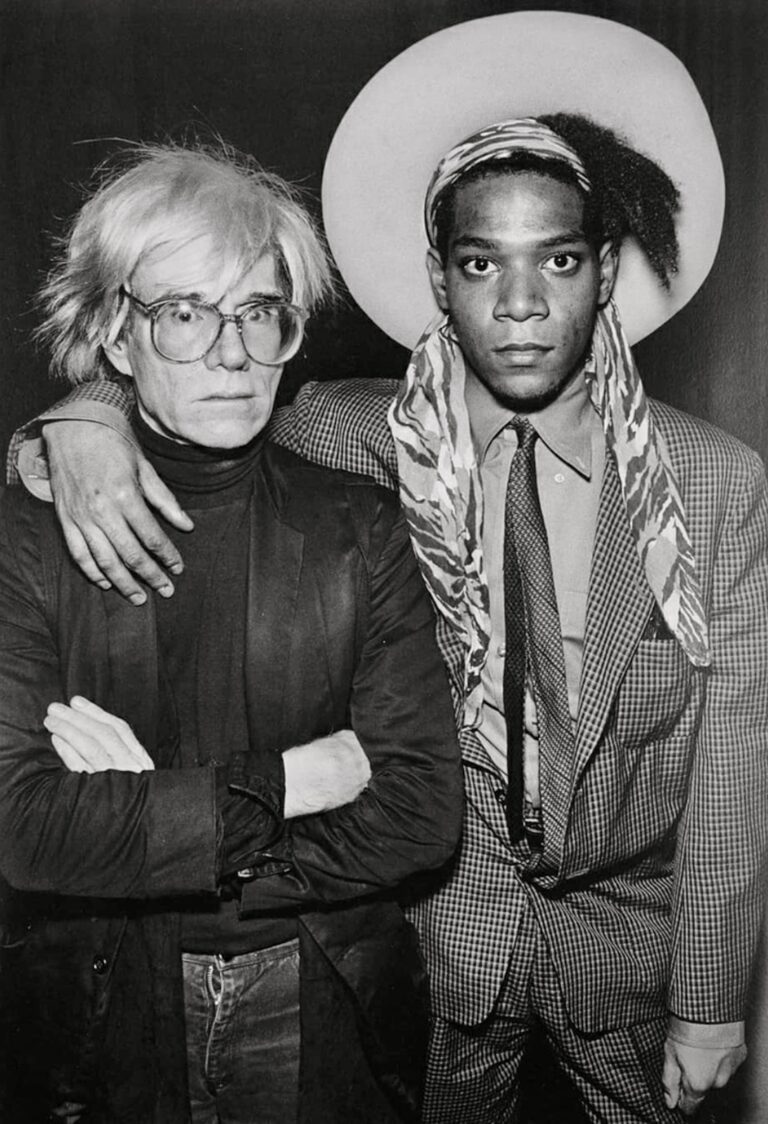 Andy Warhol Et Jean-Michel Basquiat Photographiés Par Wolfgang Wesener ...