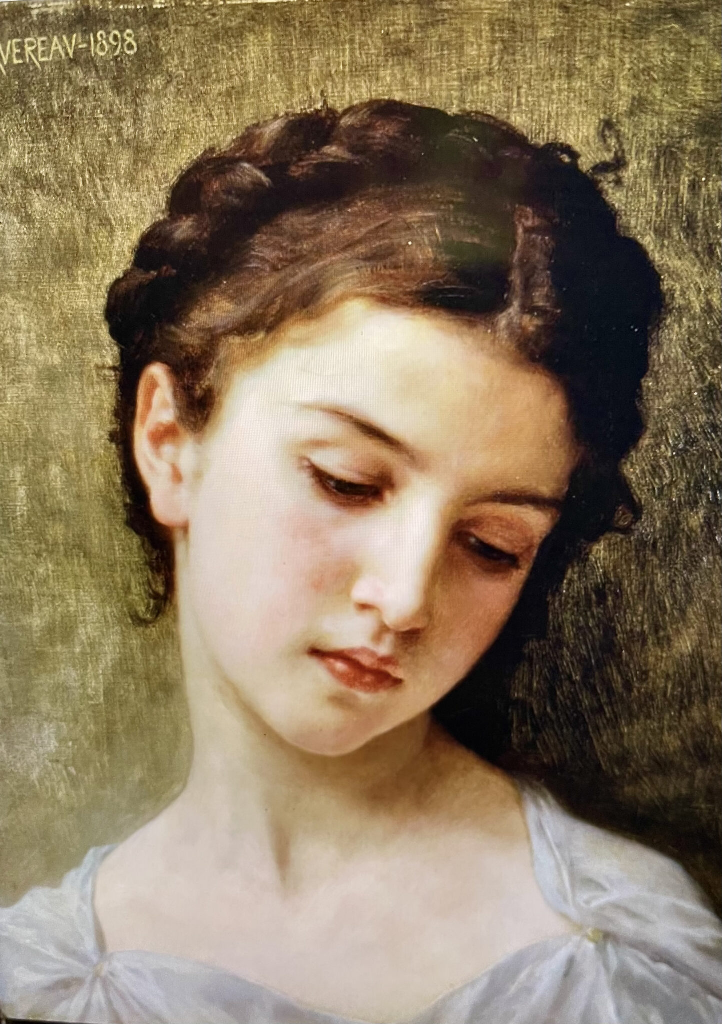 Portrait de jeune fille 1898 William Bouguereau Lumières des étoiles